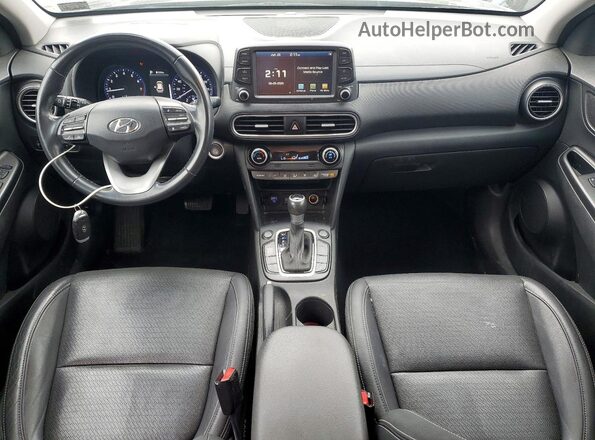 KM8K5CA55LU495553 2020 HYUNDAI KONA Charcoal Առջևի վահանակի տեսք