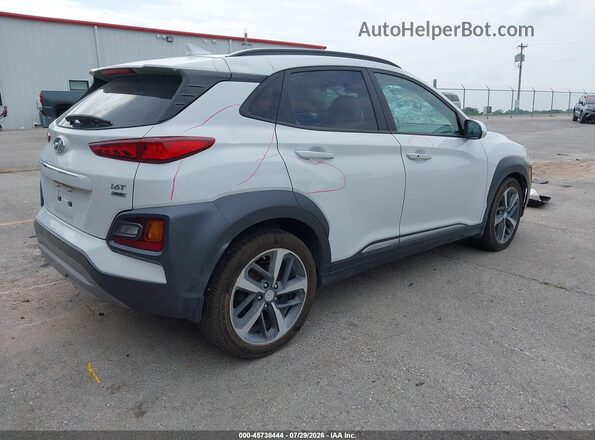 KM8K5CA56LU431232 2020 HYUNDAI KONA White Задня права чверть