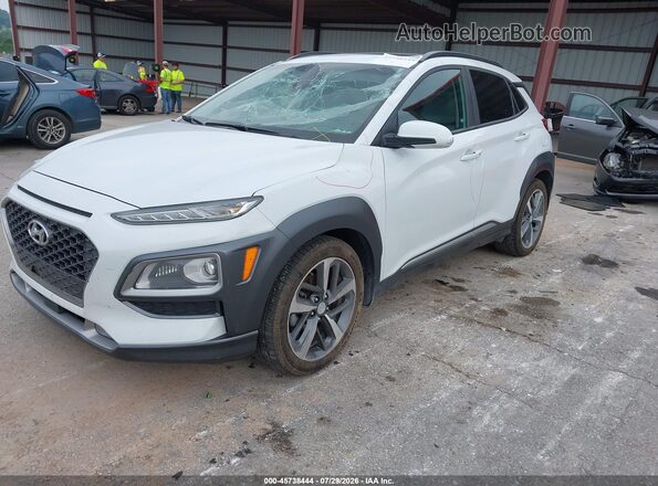 KM8K5CA56LU431232 2020 HYUNDAI KONA White Передня ліва чверть