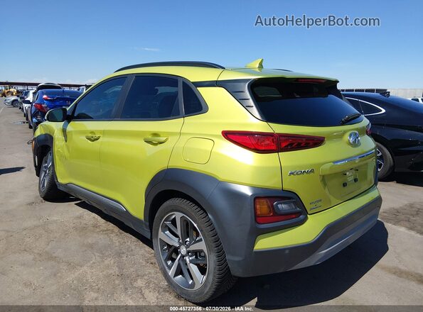 KM8K5CA56LU548650 2020 HYUNDAI KONA Green Հետևի ձախ