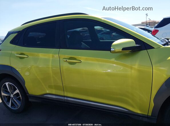 KM8K5CA56LU548650 2020 HYUNDAI KONA Green Սալոնի հետևի տեսք
