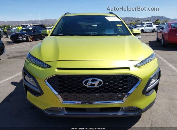 KM8K5CA56LU548650 2020 HYUNDAI KONA Green Սարքավորումների վահանակի տեսք