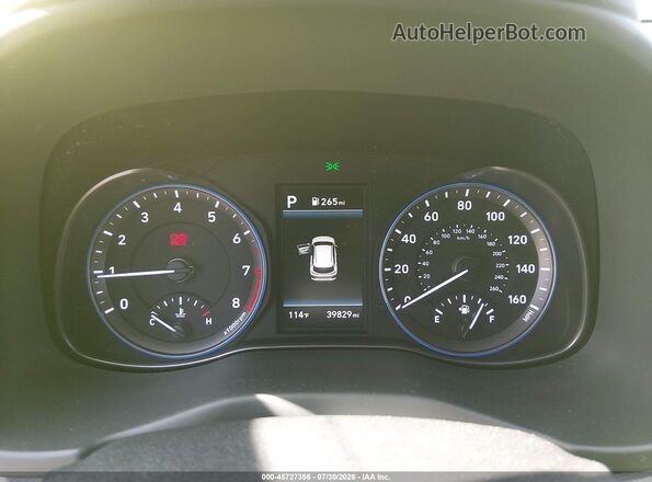 KM8K5CA56LU548650 2020 HYUNDAI KONA Green Հետևի նստատեղերի տեսք