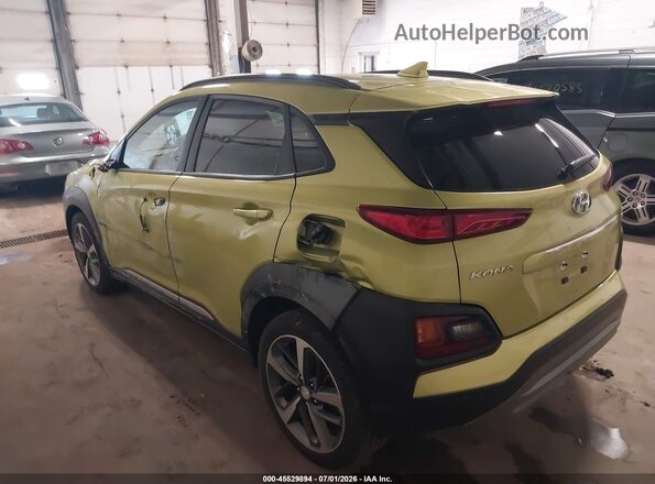 KM8K5CA58KU373770 2019 HYUNDAI KONA Зеленый Задняя левая четверть