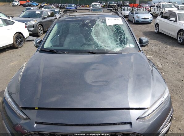 KM8K5CA59MU601651 2021 HYUNDAI KONA Gray Դիմացի տեսք