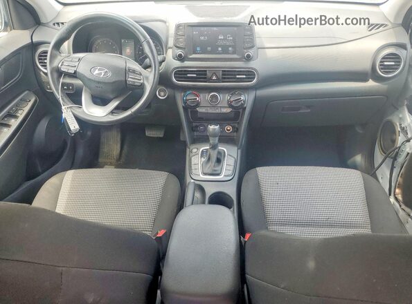 KM8K62AA0LU495559 2020 HYUNDAI KONA White Dashboard view