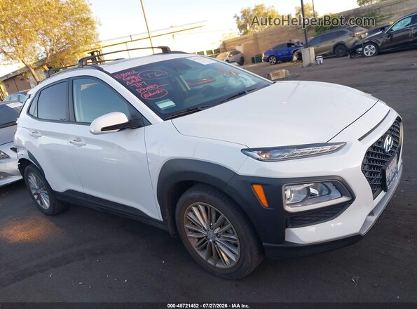 KM8K62AA0MU715655 2021 HYUNDAI KONA White Սալոնի 360 աստիճան տեսք