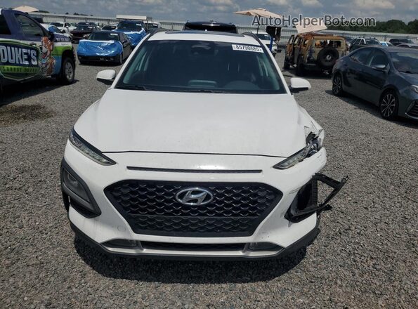 KM8K62AA0MU736005 2021 HYUNDAI KONA White Front view