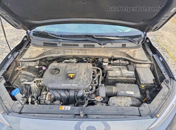 KM8K62AA1MU653294 2021 HYUNDAI KONA Charcoal Շարժիչի բաժամունքի տեսք