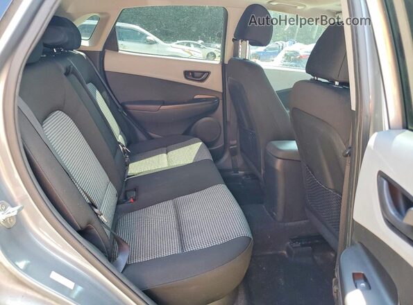 KM8K62AA2LU419714 2020 HYUNDAI KONA Gray Vista de los asientos traseros