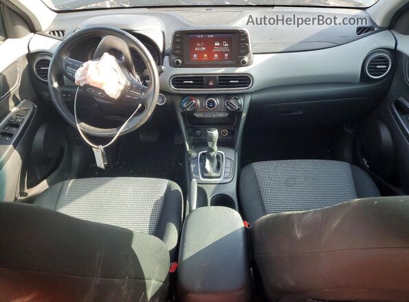 KM8K62AA3LU432374 2020 HYUNDAI KONA Black წინა პანელის ხედი
