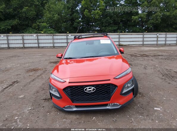 KM8K62AA5LU462945 2020 HYUNDAI KONA Orange Widok zestawu wskaźników