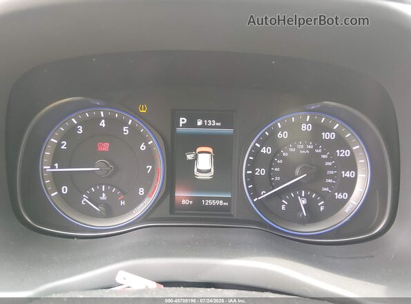 KM8K62AA5LU462945 2020 HYUNDAI KONA Orange Widok tylnych siedzeń