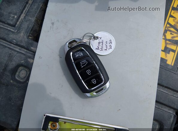 KM8K62AA5LU462945 2020 HYUNDAI KONA Orange Widok deski rozdzielczej