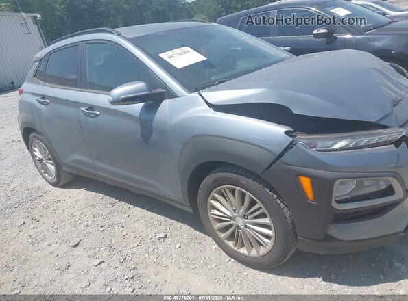 KM8K62AA6KU346345 2019 HYUNDAI KONA Серый Вид задней части салона