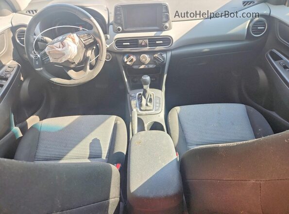 KM8K62AA6LU456989 2020 HYUNDAI KONA White Widok deski rozdzielczej