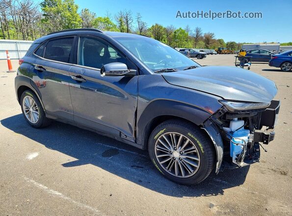 KM8K62AA8JU076369 2018 HYUNDAI KONA Gray Առջևի աջ