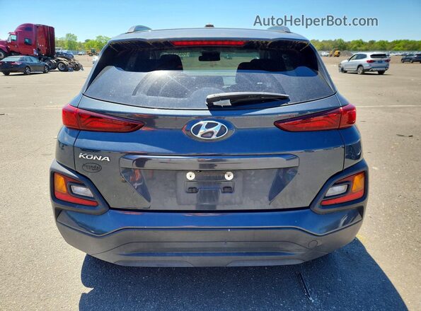 KM8K62AA8JU076369 2018 HYUNDAI KONA Gray Հետևի տեսք