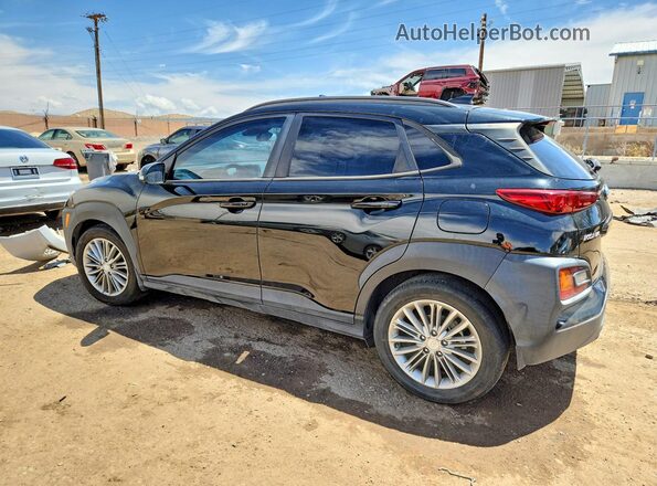 KM8K62AA8LU450143 2020 HYUNDAI KONA Black უკანა მარცხენა