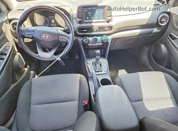 KM8K62AA8LU450143 2020 HYUNDAI KONA Black წინა პანელის ხედი