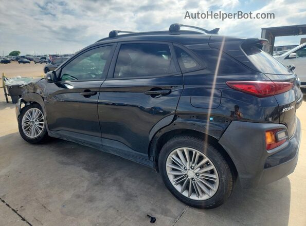 KM8K62AA8MU637450 2021 HYUNDAI KONA Black უკანა მარცხენა
