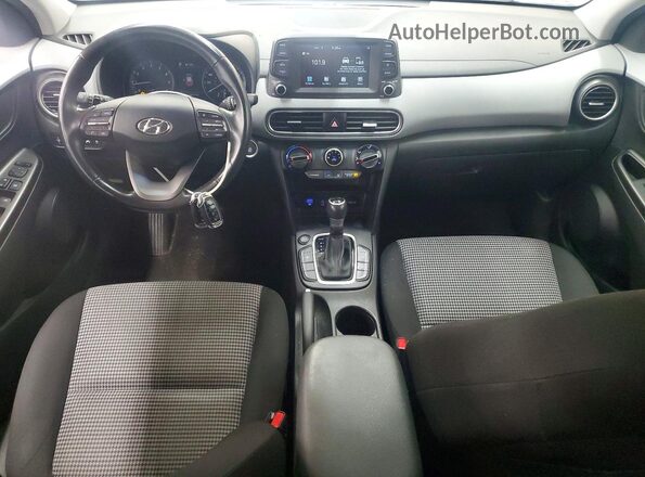 KM8K62AAXMU698265 2021 HYUNDAI KONA Silver Dashboard view