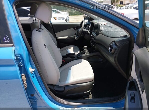 KM8K62AB0PU953793 2023 HYUNDAI KONA Синий Вид салона спереди