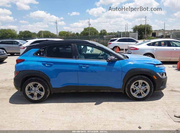 KM8K62AB0PU953793 2023 HYUNDAI KONA Синий Вид задней части салона