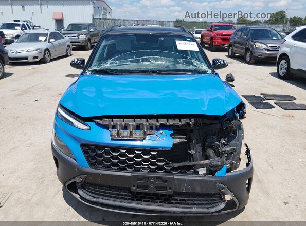 KM8K62AB0PU953793 2023 HYUNDAI KONA Синий Вид щитка приборов