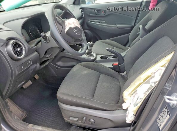 KM8K62AB1PU049273 2023 HYUNDAI KONA Gray Vista interior delantera