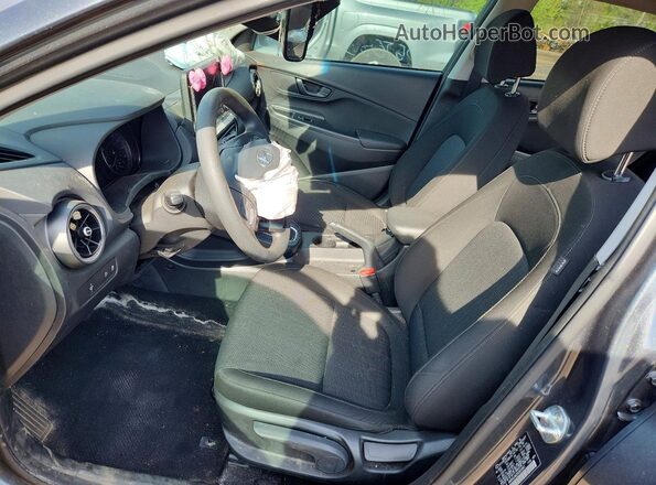KM8K62AB2NU803861 2022 HYUNDAI KONA Charcoal Widok wnętrza z przodu