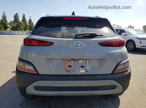 KM8K62AB2NU832843 2022 HYUNDAI KONA Gray Rear view