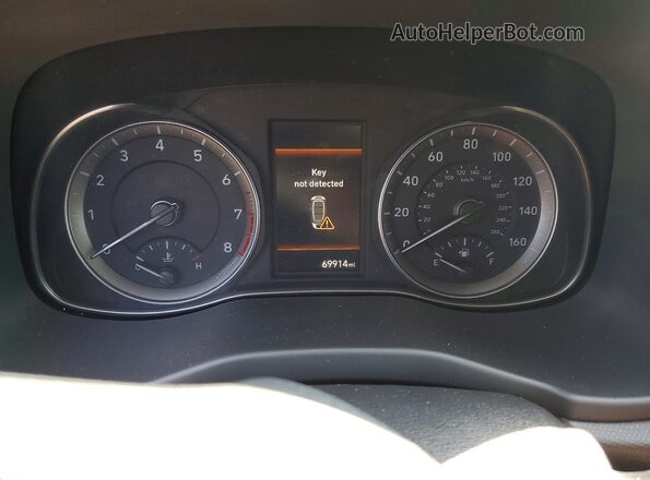 KM8K62AB2NU832843 2022 HYUNDAI KONA Gray Instrument cluster view