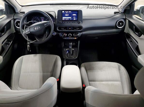 KM8K62AB2PU011373 2023 HYUNDAI KONA White წინა პანელის ხედი