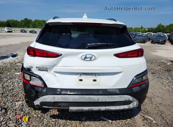 KM8K62AB3NU765900 2022 HYUNDAI KONA White Rear view