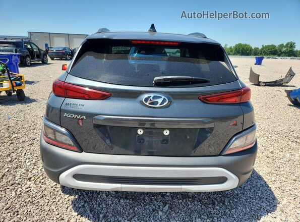 KM8K62AB3NU866290 2022 HYUNDAI KONA Gray Rear view