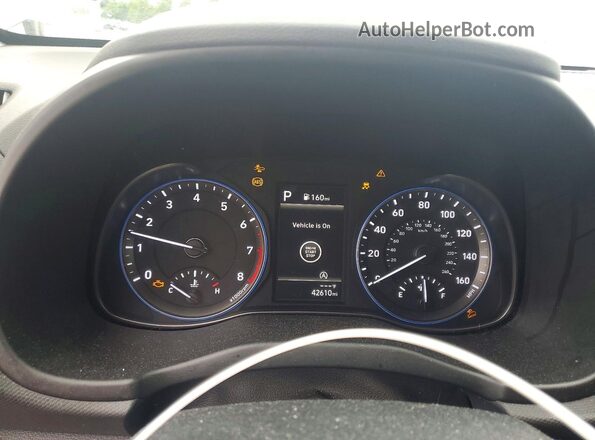 KM8K62AB3PU020695 2023 HYUNDAI KONA Серебряный Вид щитка приборов