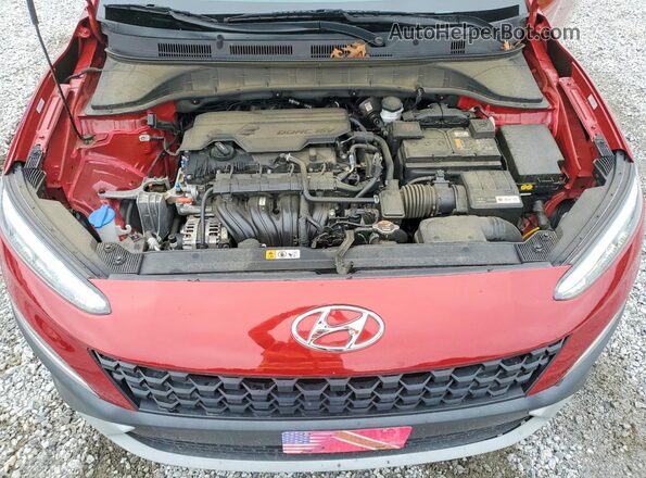 KM8K62AB3PU030580 2023 HYUNDAI KONA Red Вид задньої частини салону