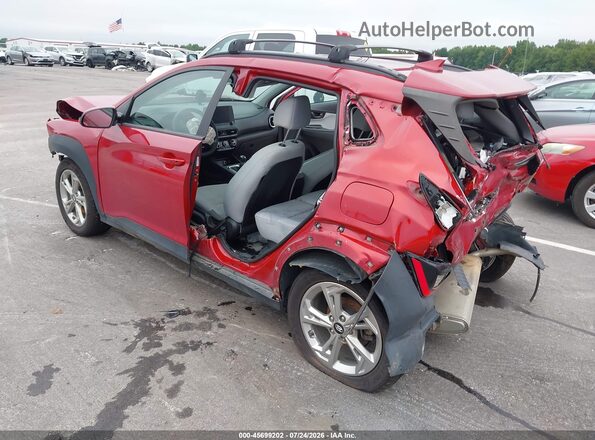KM8K62AB7NU857642 2022 HYUNDAI KONA Red Trasero izquierdo