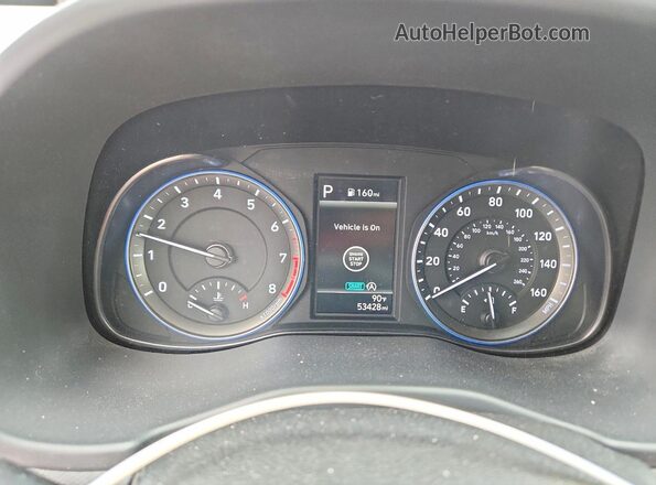 KM8K62AB7PU030260 2023 HYUNDAI KONA Gray Вид щитка приладів