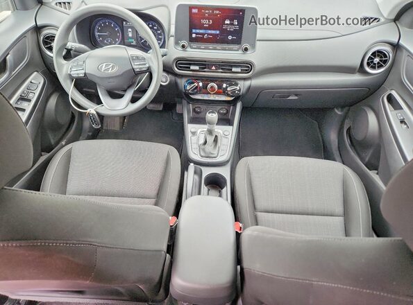 KM8K62AB7PU030260 2023 HYUNDAI KONA Gray Вид панелі приладів