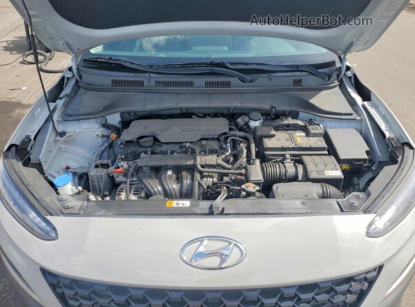 KM8K62AB7PU947571 2023 HYUNDAI KONA Gray Вид підкапотного простору
