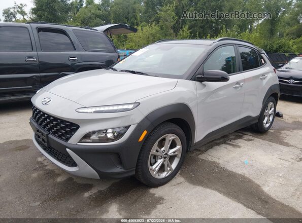 KM8K62AB7PU955685 2023 HYUNDAI KONA Gray Առջևի ձախ երեք քառորդ տեսարան