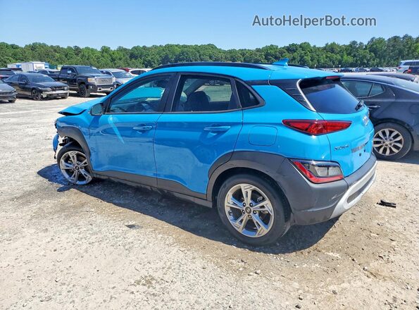 KM8K62AB7PU977878 2023 HYUNDAI KONA Turquoise Tył lewy