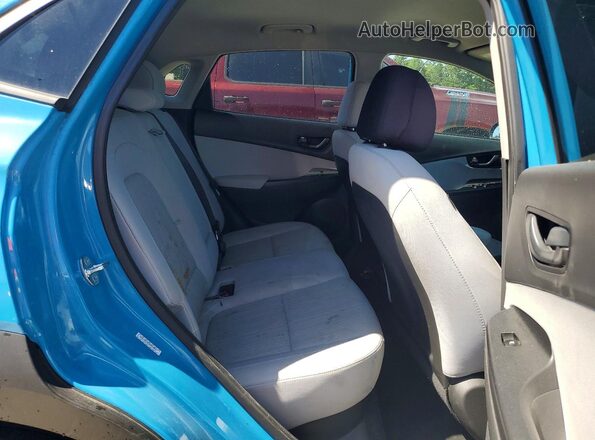 KM8K62AB7PU977878 2023 HYUNDAI KONA Turquoise Widok wnętrza z tyłu