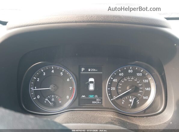KM8K62AB8NU800527 2022 HYUNDAI KONA Gray Вид задніх сидінь