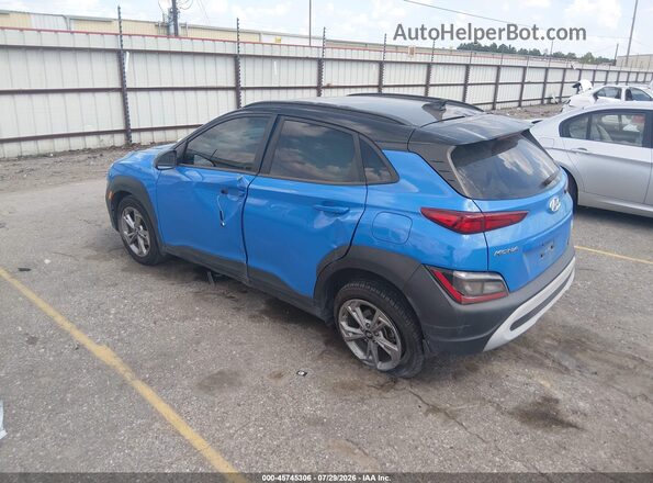 KM8K62AB8NU900627 2022 HYUNDAI KONA Blue უკანა მარცხენა
