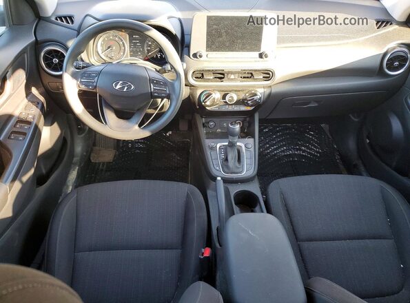 KM8K62ABXPU937343 2023 HYUNDAI KONA Gray Widok deski rozdzielczej