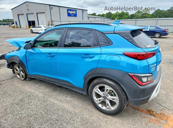 KM8K62ABXPU955907 2023 HYUNDAI KONA Blue Rear left