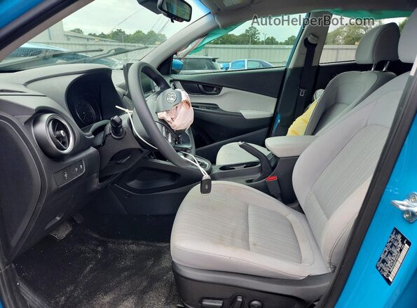 KM8K62ABXPU955907 2023 HYUNDAI KONA Blue Front interior view